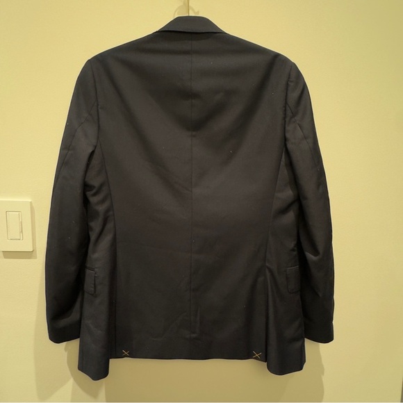 NWT- Doppelgänger Navy Blazer Men's Black Blazer Size 46 DGAGO 001AG - Picture 11 of 13